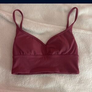 Lululemon pink sports bra